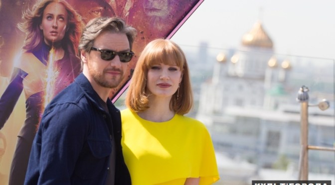 Джеймс МакЭвой и Джессика Честейн привезли новых «Людей Икс» в Москву